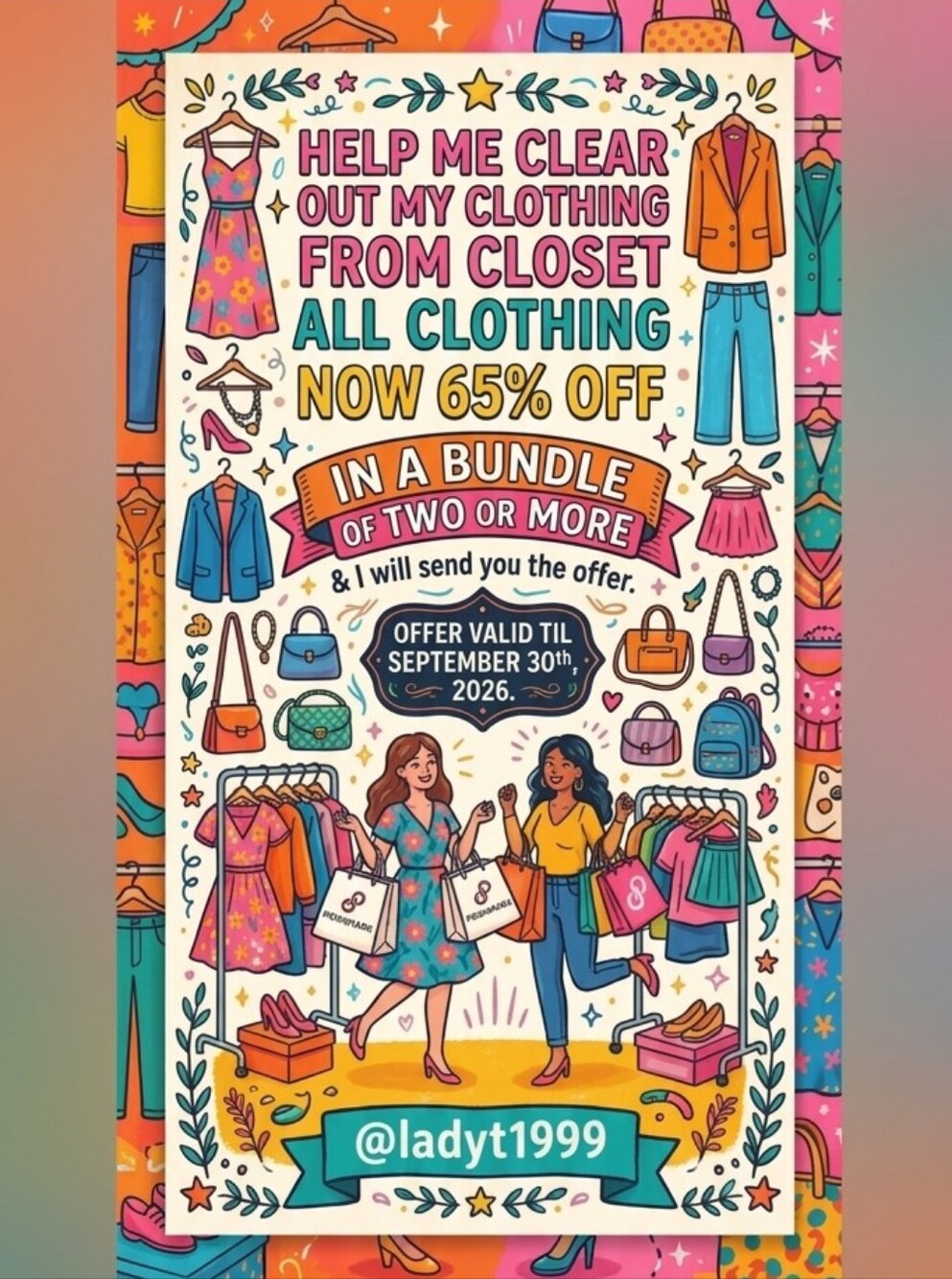 CLEAR OUT CLOSET SALE